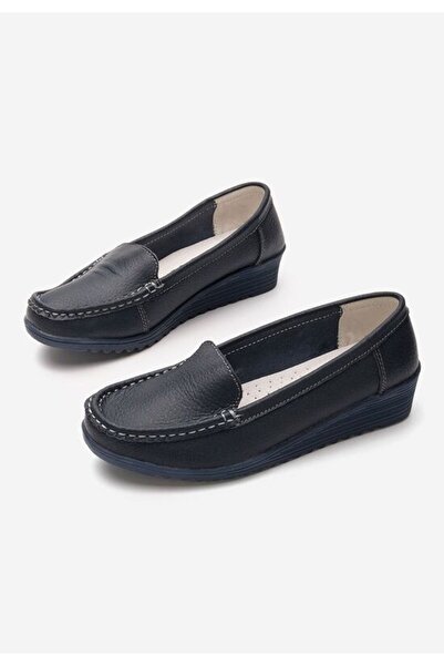 B T Shoes Mocasini dama piele Storia V2 navy