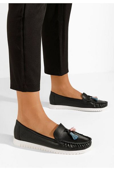 B T Shoes Mocasini dama Sonja negri