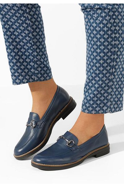 B T Shoes Mocasini dama Evadne bleumarin