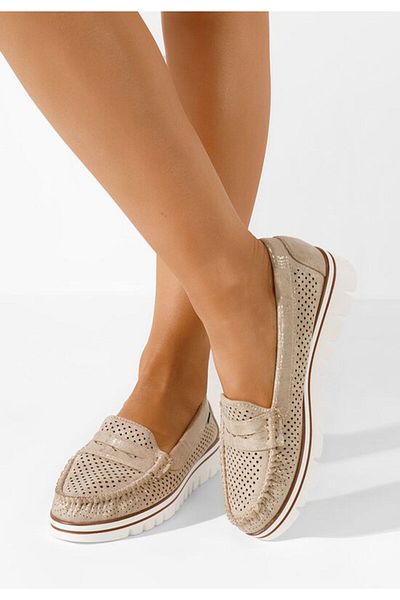 B T Shoes Mocasini dama Manise aurii