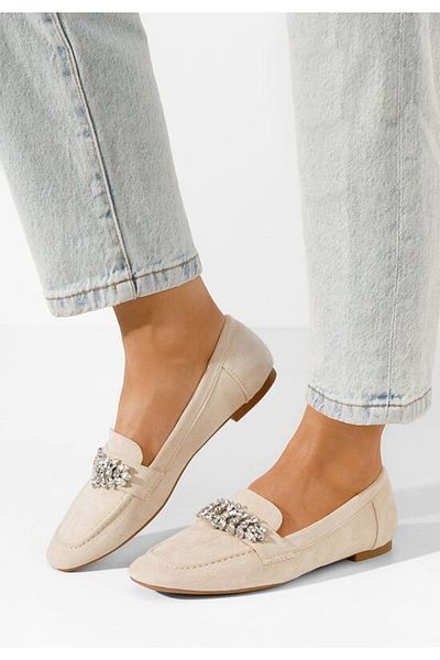 B T Shoes Mocasini dama eleganti Maliha bej