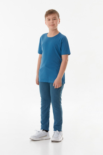 Fulla Moda Tricou pentru băiat 100% bumbac cu imprimeu pe spate