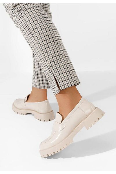 B T Shoes Women's Lianera beige loafers