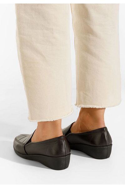 B T Shoes Laurentina women's brown loafers