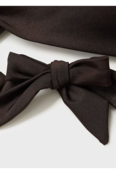 MANGO Woman Halter yaka drape mayo