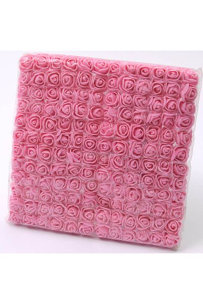 Choice 144pcs-Pink 144pcs Mini Lace Pe Rose Foam Flower Heads Bouquet For Wedding Home Decoration Scrapbook