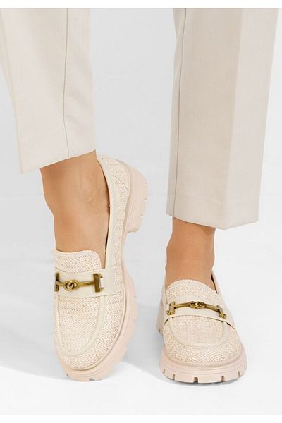 B T Shoes Women's loafers Latrice beige