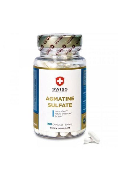 Swissy Swiss Agmatine Sulfate 500Mg 100 Capsules