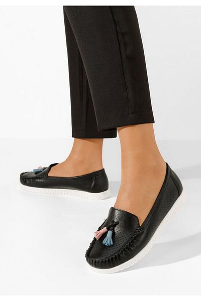 B T Shoes Mocasini dama Sonja negri
