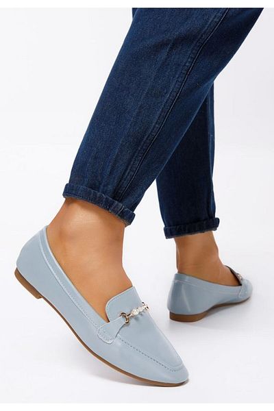 B T Shoes Mocasini dama Paulena albastri