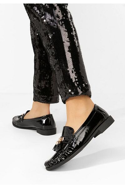B T Shoes Mocasini dama Dallas negri