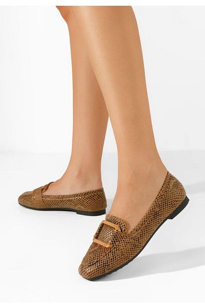 B T Shoes Women's loafers Venisa camel
