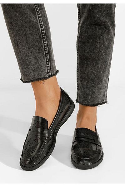 B T Shoes Mocasini dama Valtera negri