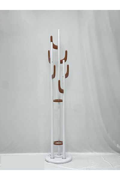 TrentonGCC Modern Hanger Stand – Stylish & Sturdy Coat Rack 307-white Brown