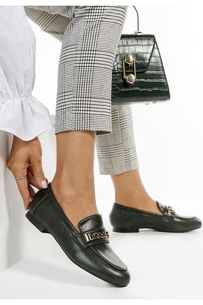 B T Shoes Mocasini dama Bernada Verzi