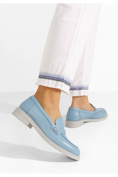 B T Shoes Mocasini dama Zalaya bleu