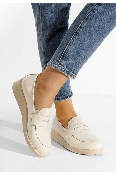 B T Shoes Mocasini dama cu platforma Gessi