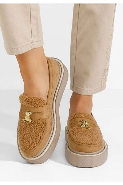 B T Shoes Mocasini dama Velencia camel