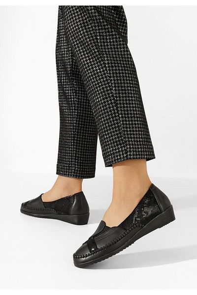 B T Shoes Mocasini dama Azohra negri