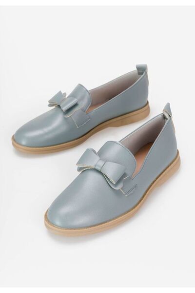 B T Shoes Mocasini dama Andeva albastri