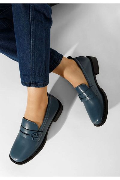 B T Shoes Mocasini dama Laguna albastri