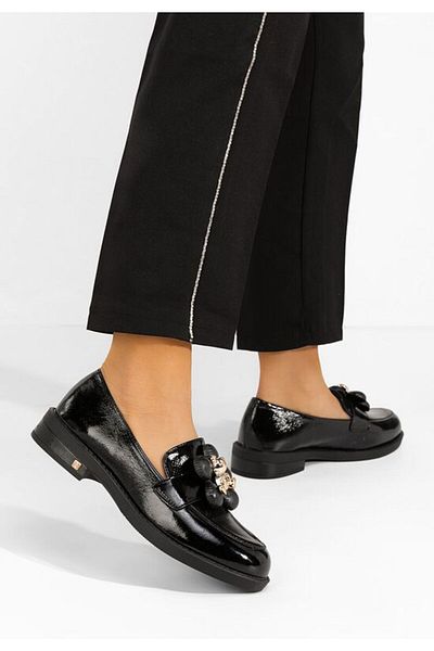 B T Shoes Mocasini dama Ezekiel negri