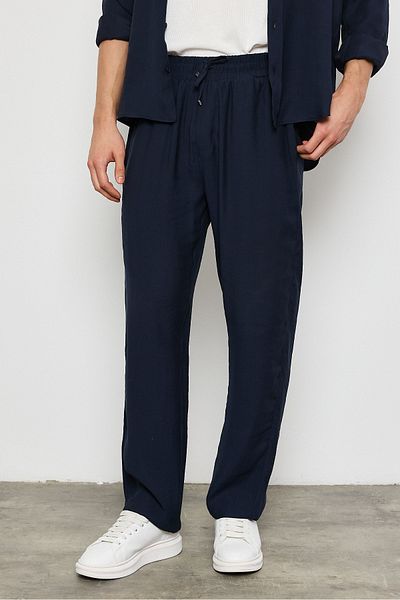 İLKCET MODA Ανδρικό παντελόνι Modal Fabric Oversize