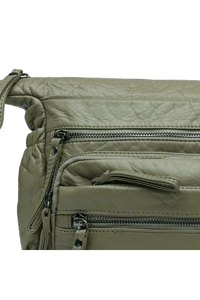 Galat Δερμάτινη τσάντα ώμου 21K Barcelona Durable Rölaks Wash 1919