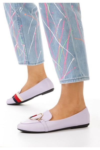 B T Shoes Mocasini dama mov Elvira
