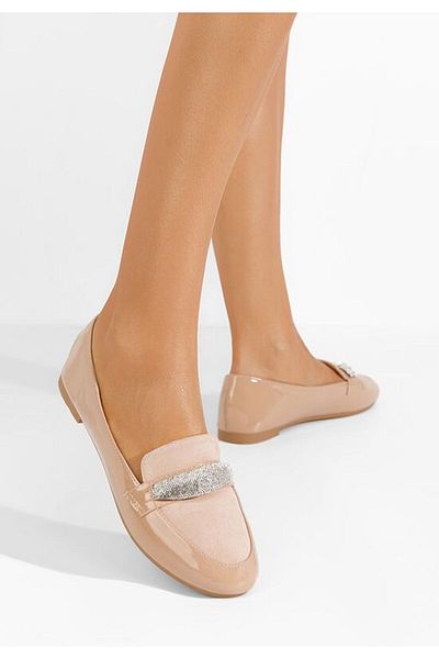 B T Shoes Mocasini dama eleganti Navarina bej