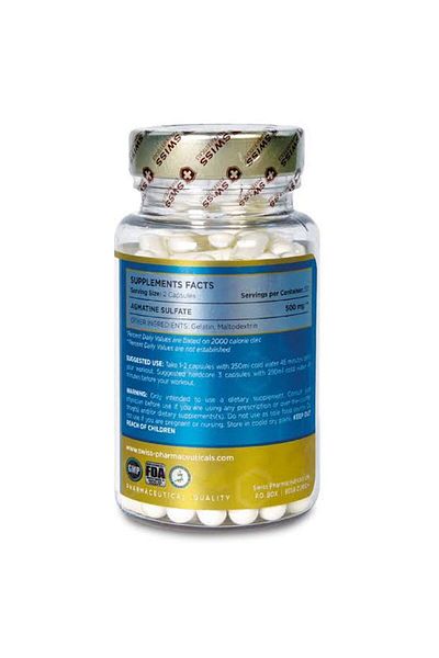 Swissy Swiss Agmatine Sulfate 500Mg 100 Capsules