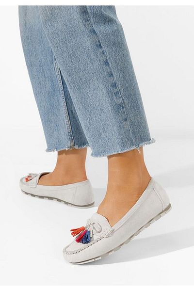 B T Shoes Mocasini dama Prestia gri