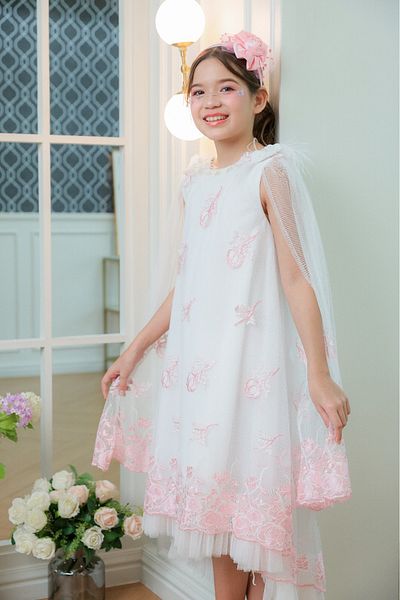 LAMİS FASHİON Charming girls' dress with luxurious details