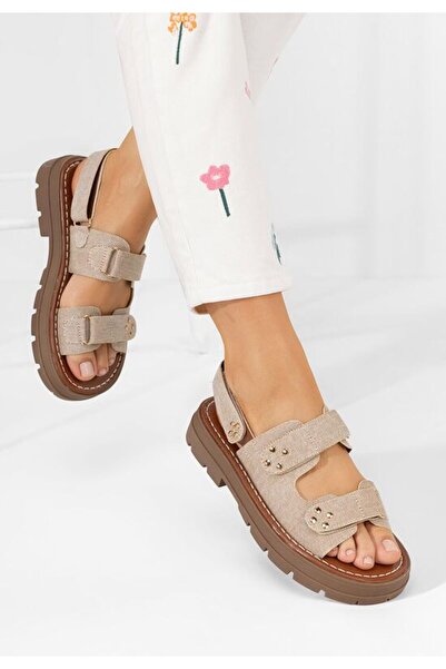 B T Shoes Sandale dama Josette bej