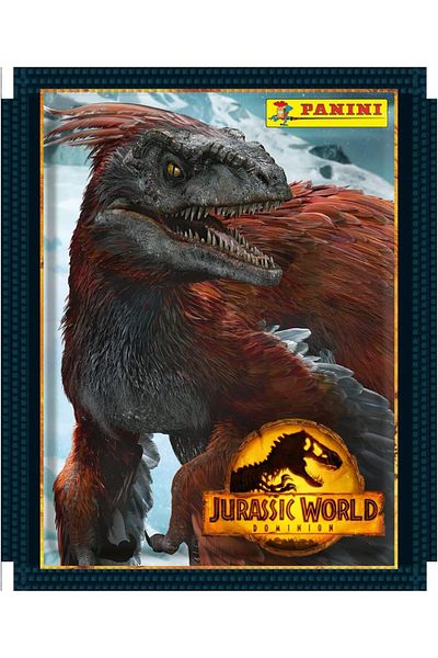 Panini Jurassic World Dominion 15 Pack Stickers (60 Stickers+15 Cards) Magical Dinosaur World