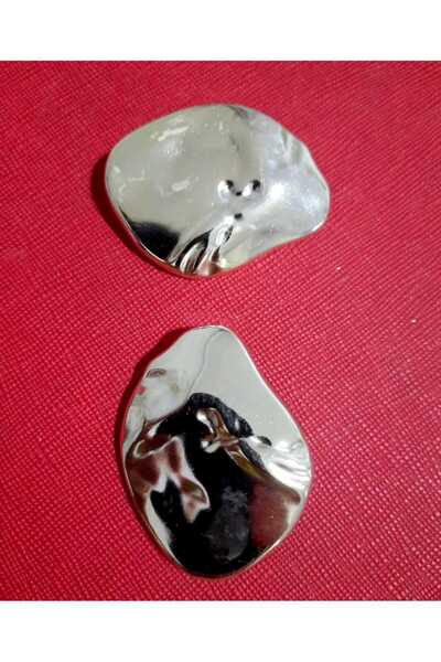 beyna aksesuar Buton de culoare aurie de dimensiuni mari Zara Moda Beyna (palton, jachetă, vestă, 2 butoane de 4,5 cm)