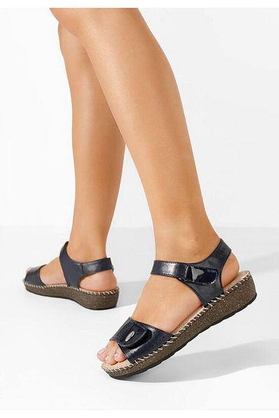 B T Shoes Sandale dama Francka Albastre