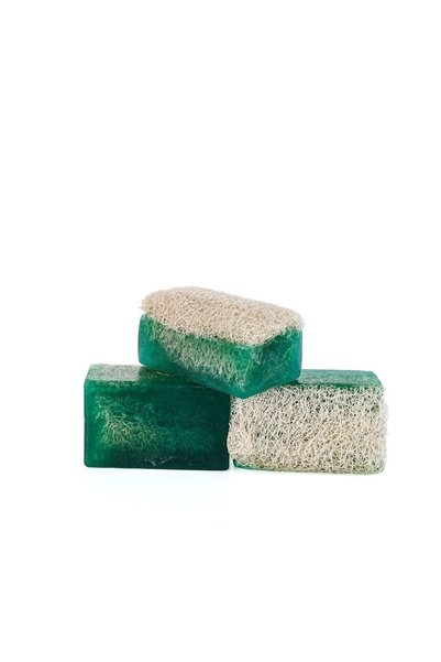 MirCotton صابون مصنوع يدويًا من ألياف اليقطين الطبيعية 'الأوكالبتوس' 120 جرام