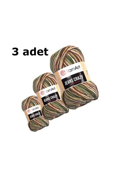 Yarnart Yarn Art Jeans Crazy Υλικό Πλεξίματος 7203 Punch 3-λιτρο Πακέτο