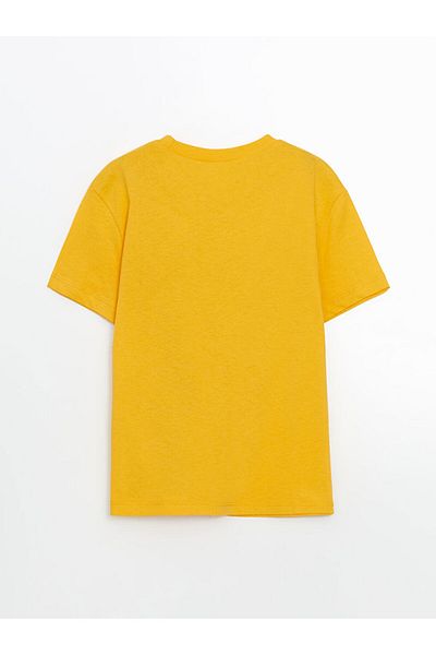 LC Waikiki Crew Neck Printed Boy's T-Shirt