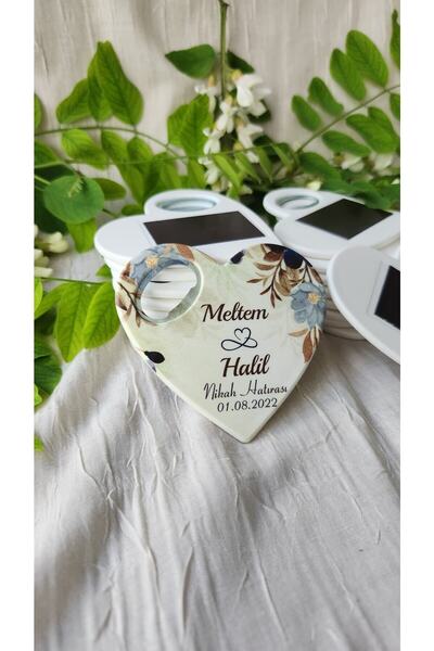 DeryalarDijital 50 Adet Açacaklı Magnet Nişan Söz Kına Düğün Nikah Hatırası M...