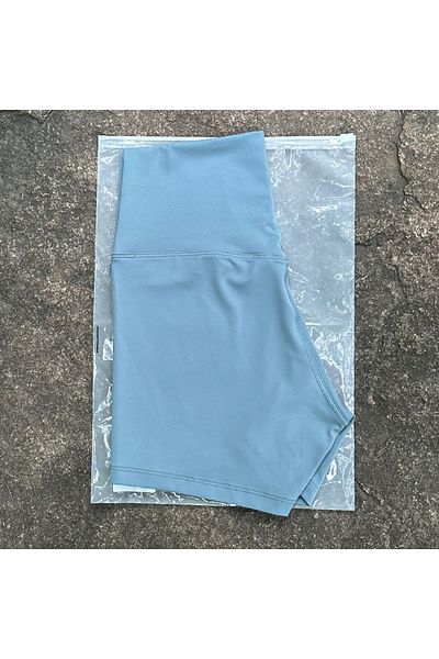 Choice M Carbon blue Women Sports Shorts High Waist Yoga Shorts Slim Fit Butt Lift Gym Running High Elastic