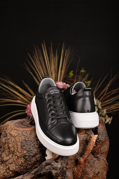 Pierre Cardin Men's Summer 100% Genuine Leather Orthopedic Sole Comfort Style Sneakers That You Will Live All Day