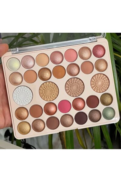 ÇELİKONLİNE 32Li Göz Farı Ve Aydınlatıcı Palet Set 28 Adet Far 4 Adet Aydınla...