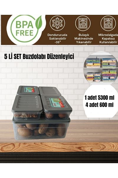 VİZYON Storage Container - Refrigerator and Breakfast