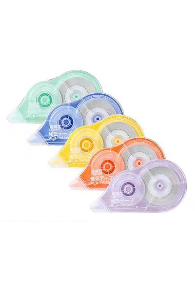 Choice -colorful-5pcs 5pcs Correction Tape Roller 30mx5mm White Sticker Tape Student Simple Error Eraser Ta