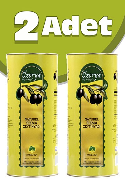 İzorya Naturel Sızma Mut Zeytinyağı 2 L 2 li Paket (2 x 2000 ml)