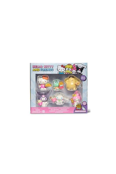 Hello Kitty مجموعة أصدقاء وشخصيات صغيرة مكونة من 6 قطع