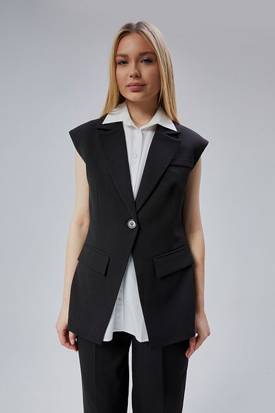 Bolivente Women's Shirt Detailed Regular Woven Vest