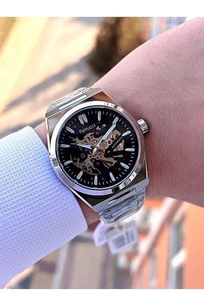 Ferrucci Automatic & Wind-Up 3 Atm Water Target Men's Wristwatch Bfc.03532.05